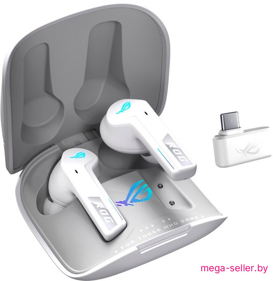 Наушники ASUS ROG Cetra True Wireless SpeedNova Moonlight White