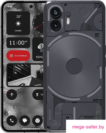 Телефон Nothing Phone (2) 12GB/256GB (черный)