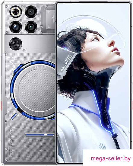 Телефон Nubia RedMagic 11 Pro 24GB/1TB международная версия (серебристый прозрачный)