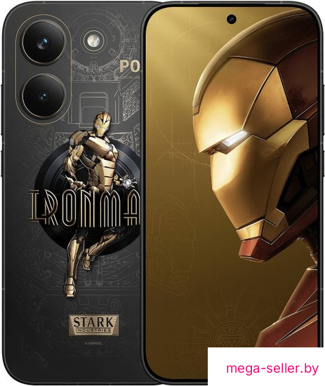 Телефон POCO X8 Pro Iron Man Edition 12GB/512GB международная версия (черный)