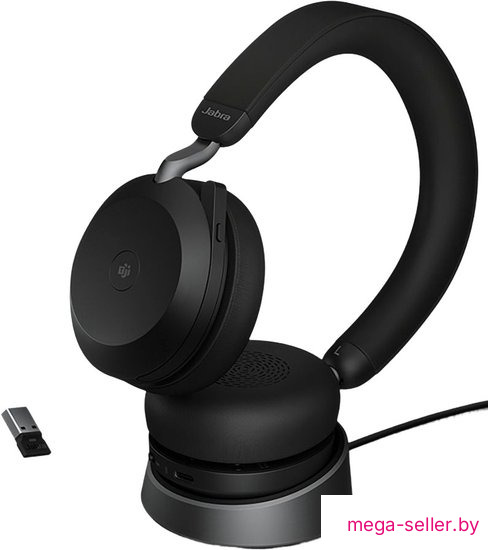 Офисная гарнитура Jabra Evolve2 75 MS Stereo USB-A Desk (черный)