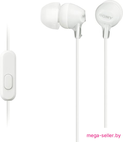 Наушники Sony MDR-EX15AP (белый)