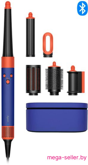 Фен-стайлер Dyson Airwrap Complete Long HS08 i.d. (с переходником на евровилку, синие румяна/топаз)