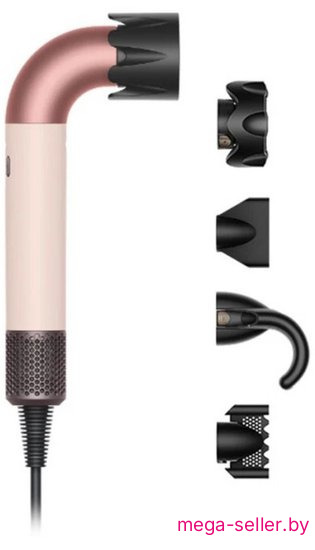 Фен Dyson HD17 Supersonic R Pro (евровилка, керамический розовый/розовое золото)