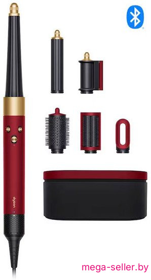 Фен-стайлер Dyson Airwrap Complete Long HS08 i.d. (с переходником на евровилку, красный бархат/золотой)