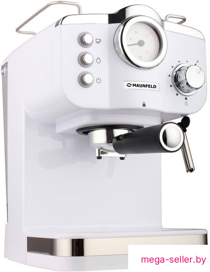 Рожковая кофеварка MAUNFELD MF-735WH Pro
