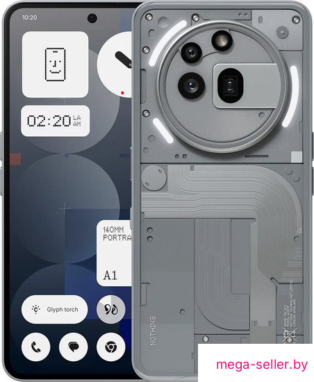 Телефон Nothing Phone (3a) Pro 12GB/256GB (серый)