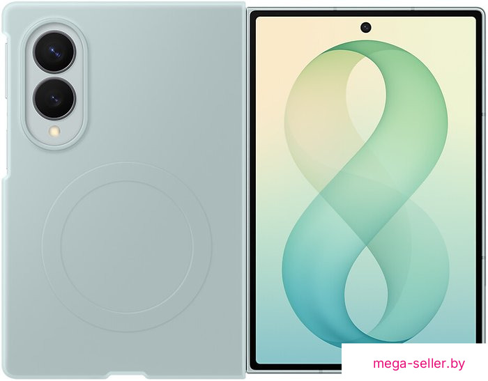 Чехол для телефона Samsung Silicone Magnet Case для Samsung Galaxy Z Fold8 (фисташковый)