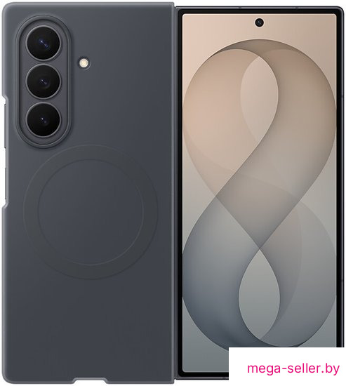 Чехол для телефона Samsung Silicone Magnet Case для Samsung Galaxy Z Fold8 Ultra (графитовый)