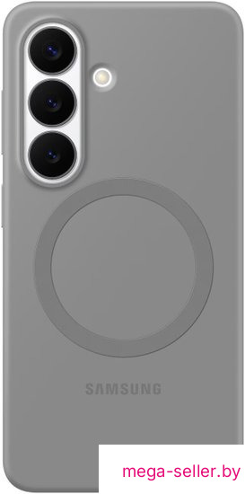 Чехол для телефона Samsung Silicone Magnet Case для Samsung Galaxy S26 (серый)