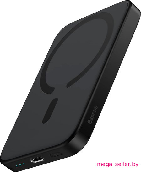 Внешний аккумулятор Baseus Magnetic Mini Wireless Fast Charging Power Bank 20W 6000mAh (черный)
