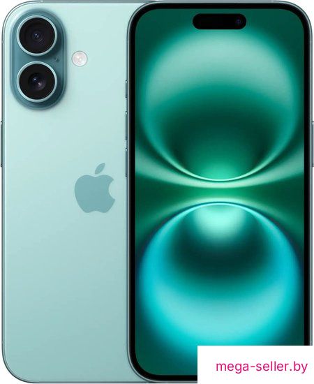 Телефон Apple iPhone 16 256GB (бирюзовый)