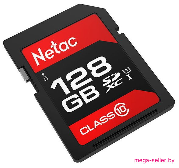 Карта памяти Netac SDXC 128GB U1/C10 Netac P600 NT02P600STN-128G-R