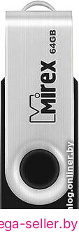USB Flash Mirex Color Blade Swivel Rubber 2.0 64GB 13600-FMURUS64