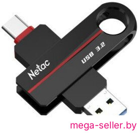USB Flash Netac US18 USB 3.2+TypeC 64GB NT03US18C-064G-32BK