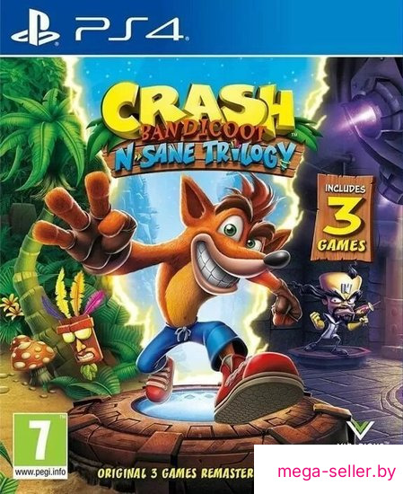 Crash Bandicoot N.Sane Trilogy для PlayStation 4