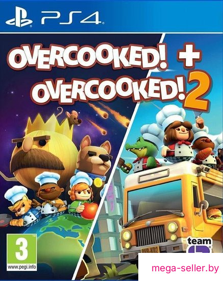 Overcooked! + Overcooked! 2 для PlayStation 4