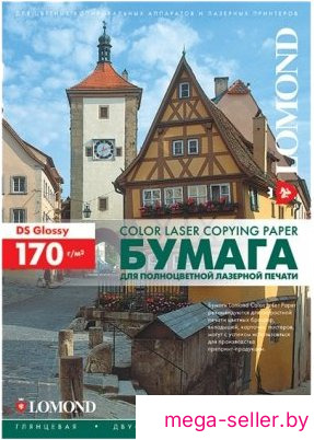 Фотобумага Lomond глянцевая двухсторонняя A4 170 г/кв.м. 250 листов (0310241)