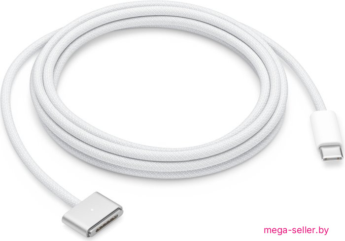 Кабель Apple USB Type-C - MagSafe 3 (2 м, белый/серебристый)
