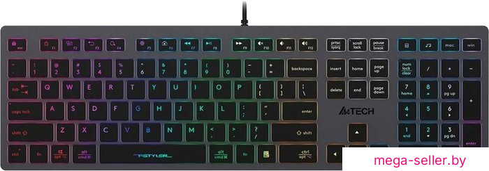 Клавиатура A4Tech Fstyler FX60H (неоновая подсветка)