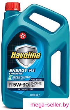 Моторное масло Texaco Havoline Energy MS 5W-30 4л
