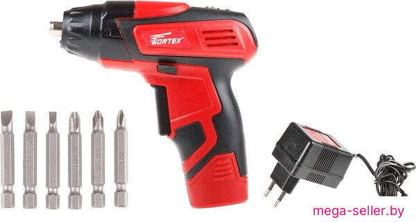 Электроотвертка Wortex BS 4536-1 Li BS45361Li0823 (с 1-им АКБ)