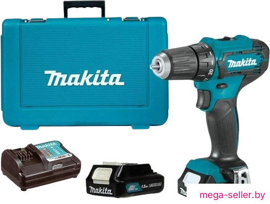 Дрель-шуруповерт Makita DF333DWYE (с 2-мя АКБ, кейс)