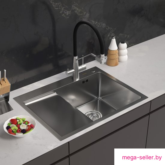 Кухонная мойка ARFEKA ECO AR 650*500 R SATIN