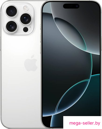 Телефон Apple iPhone 16 Pro Max 256GB (белый титан)