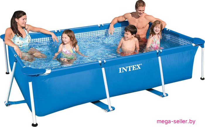 Каркасный бассейн Intex Rectangular Frame 300x200x75 (58981/28272)