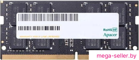 Оперативная память Apacer 8GB DDR4 SODIMM PC4-21300 AS08GGB26CQYBGH