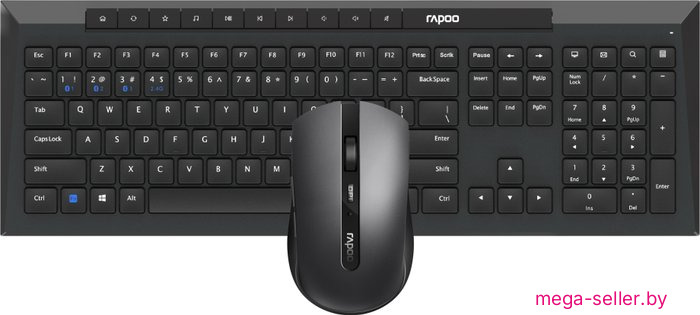 Офисный набор Rapoo 8210M (черный)