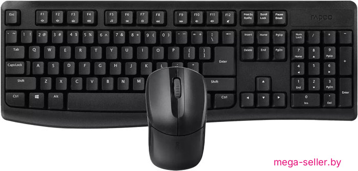 Офисный набор Rapoo X1800Pro (черный)
