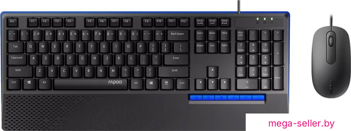 Офисный набор Rapoo NX2000 (черный)