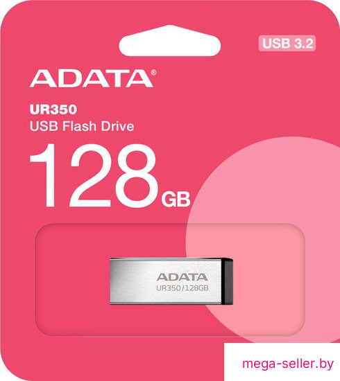 USB Flash ADATA UR350 128GB UR350-128G-RSR/BK