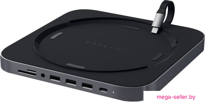 USB-хаб Satechi Aluminum Stand & Hub for Mac Mini ST-ABHFM (серый)