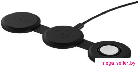Беспроводное зарядное Satechi OntheGo 3-in-1 Charger ST-QTG31K (черный)