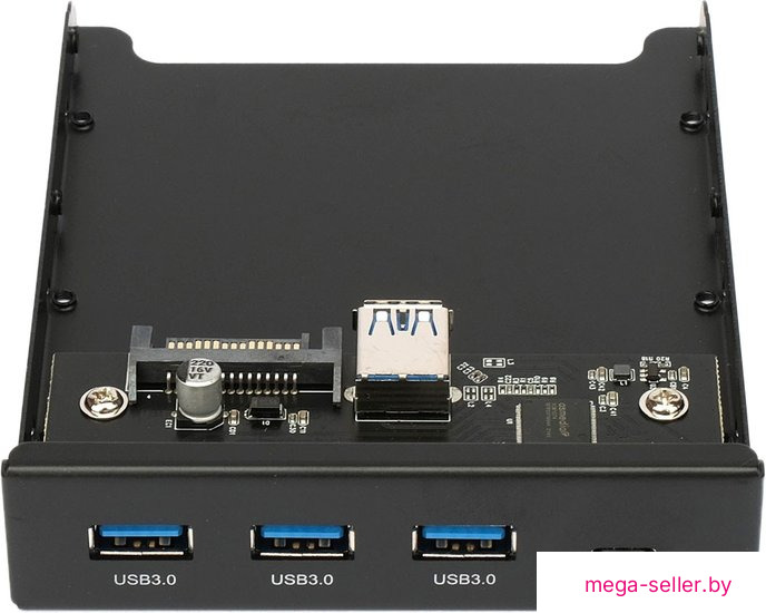 Планка портов на переднюю панель Gembird FP3.5-USB3-3A1C