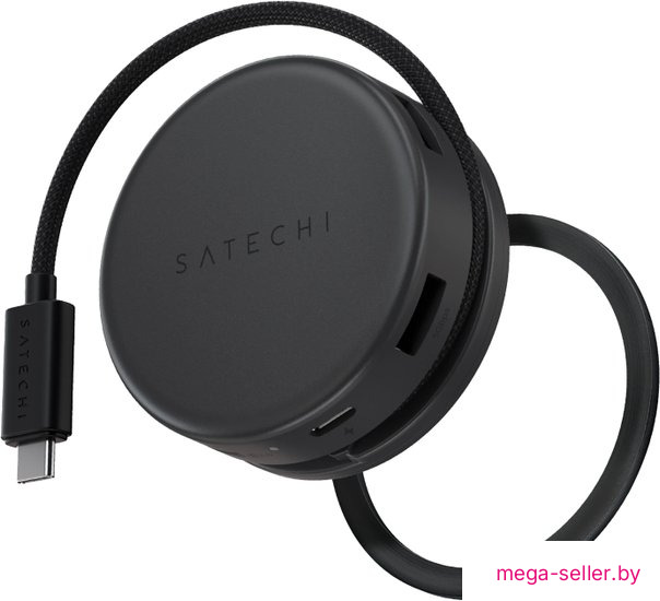 Док-станция Satechi OntheGo 7-in-1 Multiport Adapter ST-POTG7C (черный)