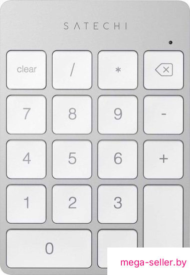 Цифровой блок Satechi Aluminum Slim Rechargeable Bluetooth Keypad (серебристый)