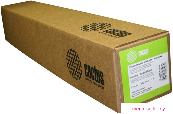 Офисная бумага CACTUS универсальная втулка 610 мм x 45 м [CS-LFP80-610457]