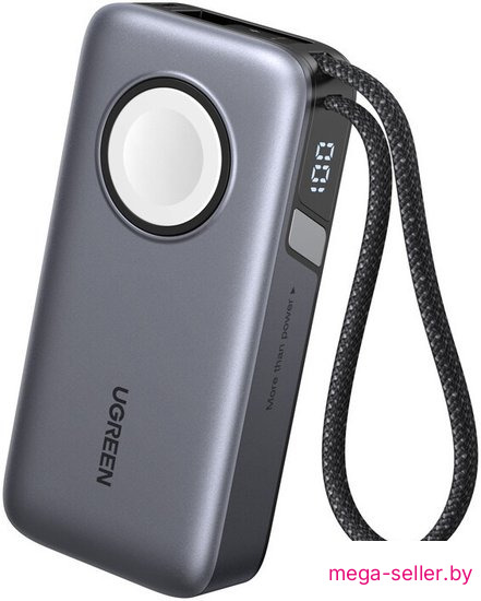 Внешний аккумулятор Ugreen PB527 55434B 10000mAh (серый)