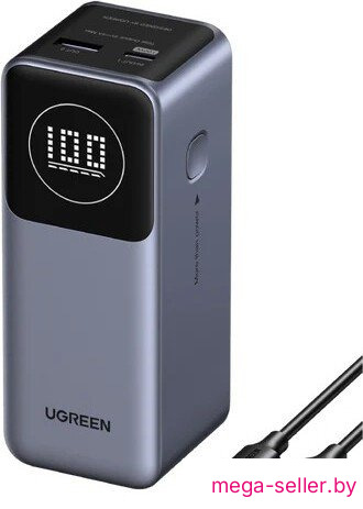Внешний аккумулятор Ugreen PB724 12000mAh (серый)