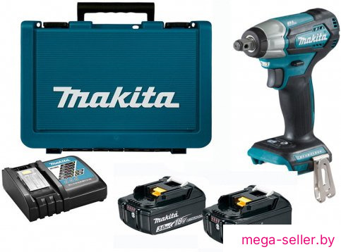 Гайковерт Makita DTW180RFE (с 2-мя АКБ, кейс)