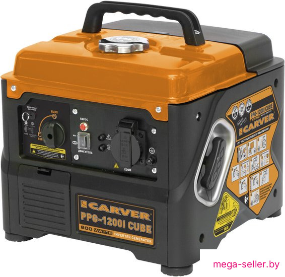Бензиновый генератор Carver PPG-1200I Cube
