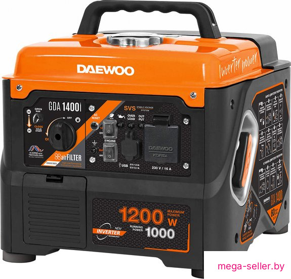 Бензиновый генератор Daewoo Power GDA 1400i