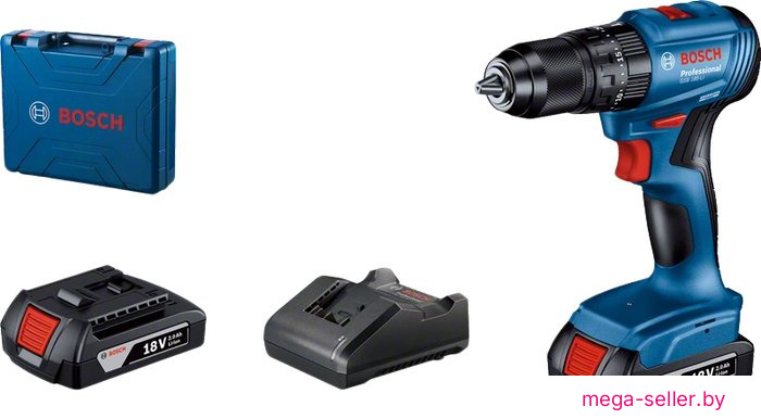 Ударная дрель-шуруповерт Bosch GSB 185-LI Professional 06019K3100 (с 2-мя АКБ, кейс)