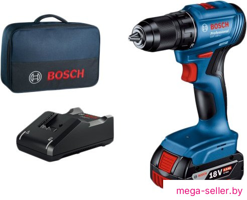 Дрель-шуруповерт Bosch GSR 185-LI Professional 06019K3005 (с 1-им АКБ, сумка)