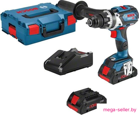 Дрель-шуруповерт Bosch GSR 18V-110 C Professional 06019G010C (с 2-мя АКБ, кейс)