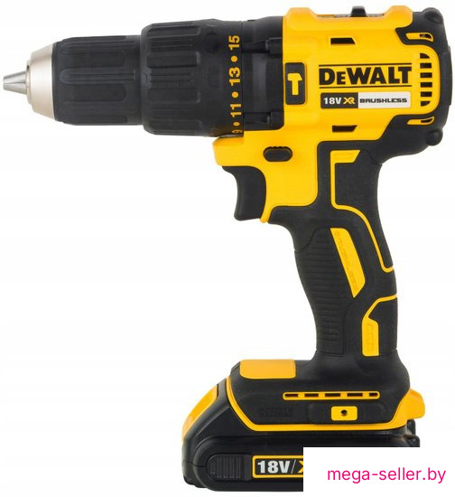 Ударная дрель-шуруповерт DeWalt DCD778D2T-QW (с 2-мя АКБ, кейс)